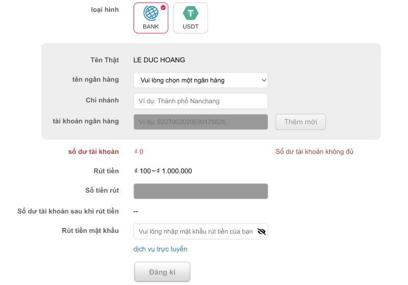 Hướng Dẫn Rút Tiền W388 Nhanh Gọn Và An Toàn Tuyệt Đối 3 Rút tiền qua ngân hàng (Bank)